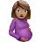 Pregnant Woman: Medium Skin Tone