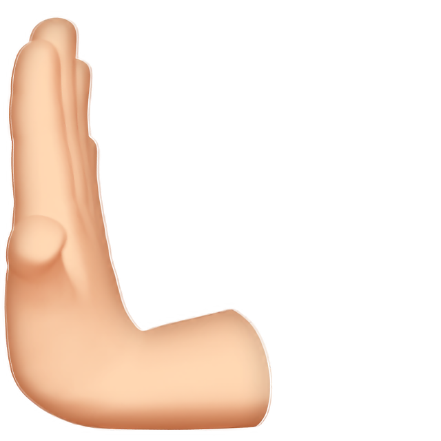 Leftwards Pushing Hand: Light Skin Tone