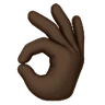 Ok Hand: Dark Skin Tone Emoji 👌🏿 image - Huawei Harmony OS style