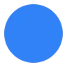 Blue Circle Emoji 🔵 image - Tossface style
