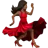 Woman Dancing: Medium-Dark Skin Tone