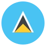 Flag: St. Lucia Emoji 🇱🇨 image - EmojiTwo style