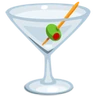 Emoji Koktélpoharat 🍸 image - Facebook Messenger (2016) style