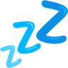 Emoji Simbolo del sonno 💤 image - Facebook Messenger (2016) style