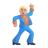 Man Dancing: Medium-Light Skin Tone