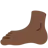 Foot: Dark Skin Tone
