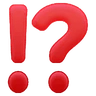 Point d'exclamation-interrogation Emoji ⁉ image - Huawei Harmony OS style