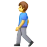 Man Walking Emoji 🚶‍♂️ image - Samsung style