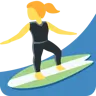 Woman Surfing Emoji 🏄‍♀️ image - Twitter / X (Twemoji) style