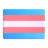 Transgender Flag Emoji 🏳️‍⚧️ image - Microsoft 3D Fluent style