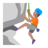Person Climbing: Medium Skin Tone Emoji 🧗🏽 image - Microsoft Classic 2D style