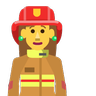 Woman Firefighter Emoji 👩‍🚒 image - Skype style