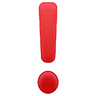 Heavy Exclamation Mark Symbol Emoji ❗ image - Huawei Harmony OS style