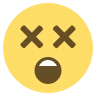 Cara mareada Emoji 😵 image - EmojiTwo style
