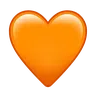 Cuore arancione