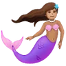 Mermaid: Medium Skin Tone Emoji 🧜🏽‍♀️ image - Samsung style