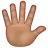 Hand With Fingers Splayed: Medium Skin Tone