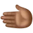 Leftwards Hand: Medium-Dark Skin Tone