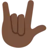 Love-You Gesture: Dark Skin Tone Emoji 🤟🏿 image - Twitter / X (Twemoji) style
