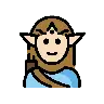 Man Elf: Light Skin Tone Emoji 🧝🏻‍♂️ image - OpenMoji style