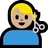 Man Getting Haircut: Medium-Light Skin Tone