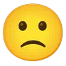 หน้ามุ่ยเล็กน้อย Emoji 🙁 image - Google Noto Color Animated style