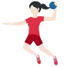 Woman Playing Handball: Light Skin Tone Emoji 🤾🏻‍♀️ image - Twitter / X (Twemoji) style