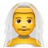 Man With Veil Emoji 👰‍♂️ image - WhatsApp style