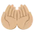 Palms Up Together: Medium-Light Skin Tone