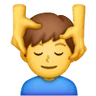 Man Getting Massage Emoji 💆‍♂️ image - Samsung style