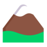 Montaña cubierta de nieve Emoji 🏔 image - Microsoft Classic 2D style
