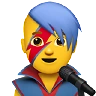 Man Singer Emoji 👨‍🎤 image - Apple style