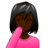 Woman Facepalming: Dark Skin Tone