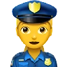 Woman Police Officer Emoji 👮‍♀️ image - Apple style