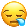 Sleepy Face Emoji 😪 image - Apple style