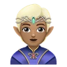 Elf: Medium Skin Tone Emoji 🧝🏽 image - Huawei Harmony OS style