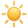 Sun Emoji ☀ image - Huawei Harmony OS style