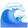 Fala wodna Emoji 🌊 image - Samsung style