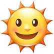 Sonne mit Gesicht