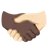 Handshake: Light Skin Tone, Dark Skin Tone