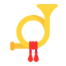 Cuerno Postal Emoji 📯 image - Microsoft Classic 2D style