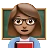Woman Teacher: Medium Skin Tone