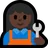 Woman Mechanic: Dark Skin Tone