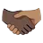 Handshake: Dark Skin Tone, Medium Skin Tone