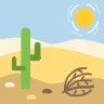 Désert Emoji 🏜 image - EmojiTwo style