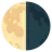 Símbolo del último cuarto de luna