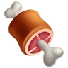 Os à la viande Emoji 🍖 image - Huawei Harmony OS style