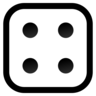 Die Face-4 ⚃ image - Emojidex style