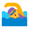 Woman Swimming Emoji 🏊‍♀️ image - Microsoft Classic 2D style