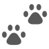 Pegadas Emoji 🐾 image - Docomo style